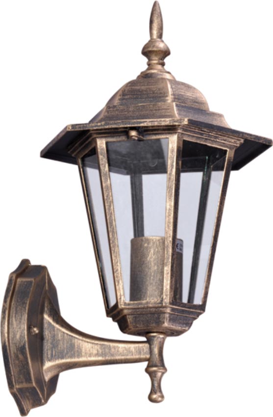 Kaja Standard kinkiet zewnętrzny 1x60W czarny/złoty K-5009AUPCZARNY/ZŁOTY