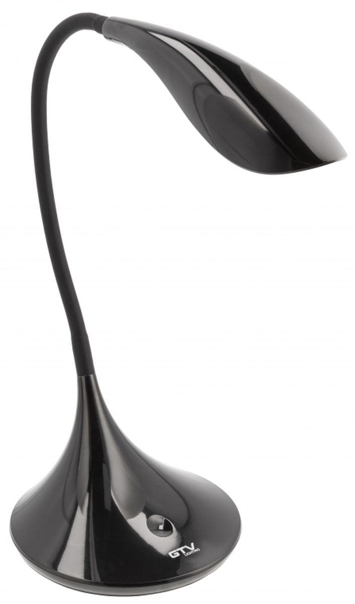 GTV Halley lampa biurkowa 1x7 W czarna LB-HAL8W-10-DEC