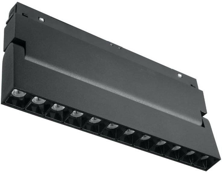 DPM M-Line lampa do szynoprzewodów 12x1 W czarny MTL-ZDSP-12W-B