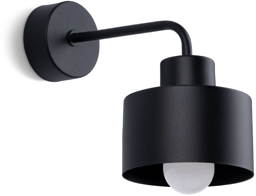 Sollux Lighting Savara kinkiet 1x60W czarny SL.1129