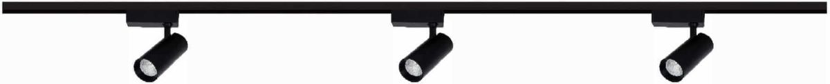Light Prestige Rocca system szynowy 3x10W czarny LP-1019/1WBKSET