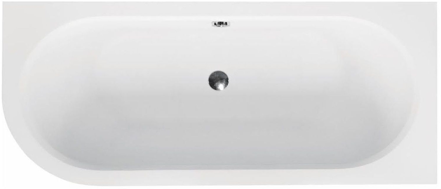 Besco Avita Slim wanna narożna 160x75 cm prawa biała #WAV-160-NPS