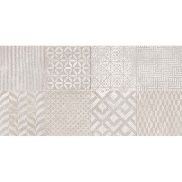 Płytka ścienna KERMOS CEMENT grey decor mat 29,8x59,8 gat. II
