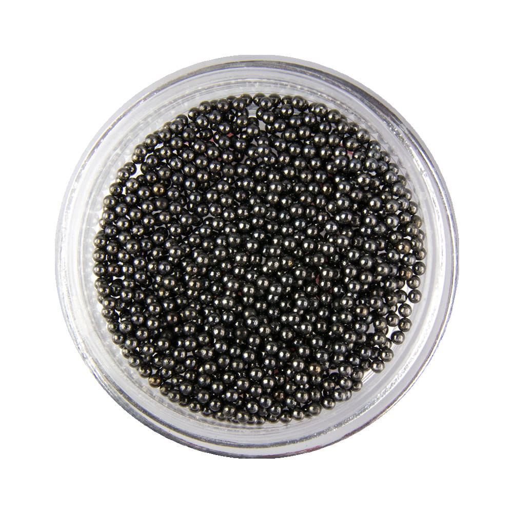 Ozdoba do paznokci Bulion Lux kawior Black 1 mm 4 g Nr 4