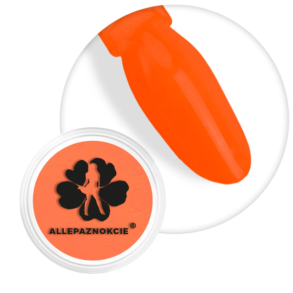 Pyłek do paznokci Smoke Nails Efekt Dymu Allepaznokcie Neon Orange Nr 05