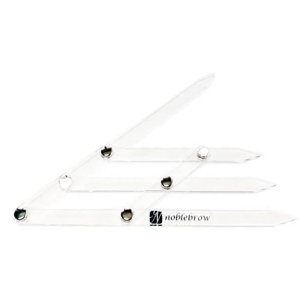Miarka składana linijka do symetrii łuków brwiowych Noblebrow Noble lashes