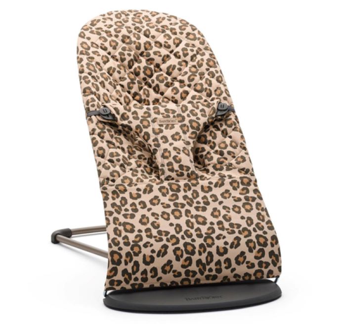 BabyBjorn Leżaczek Bliss -Cotton Beige Leopard