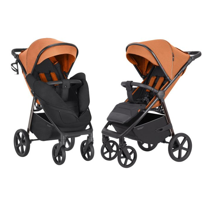 Carrello Bravo Plus 2024 - wózek spacerowy do 22 kg -Tango Orange
