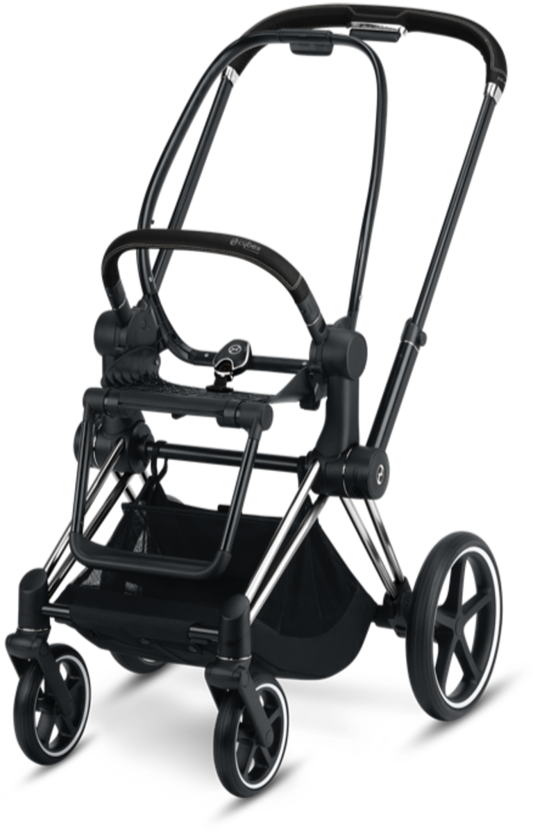Cybex, Stelaż do wózka Priam 2.0-Chrome z czarną rączką
