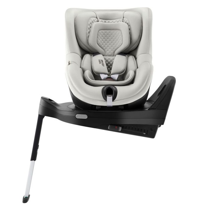 Britax Romer Dualfix 5Z z bazą Vario Base 5Z od 61 do 105 cm wzrostu-Linen Grey LUX