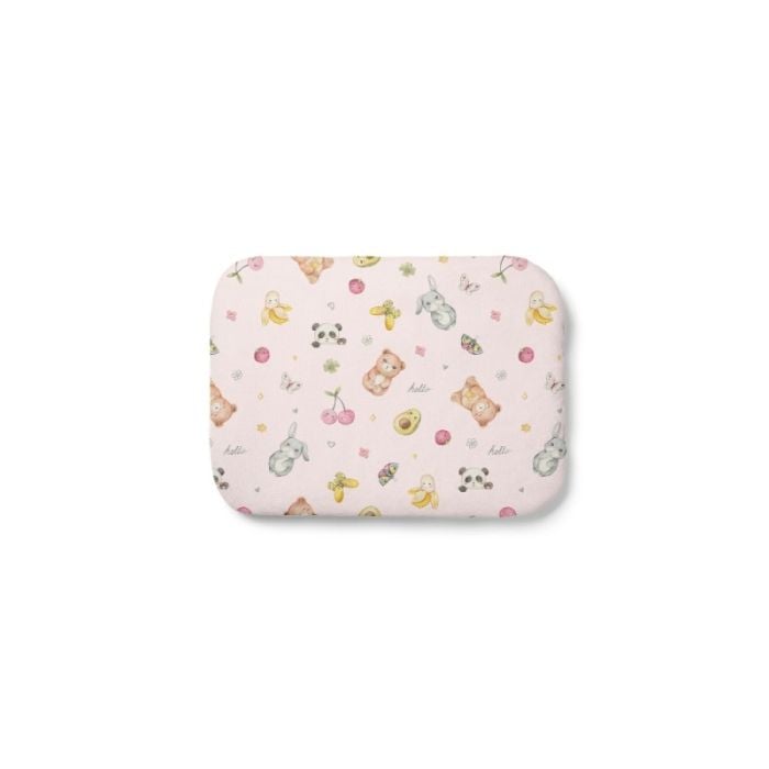 Waldin Bambusowa poduszka dziecięca z wypełnieniem 30x40 cm-Candy Cute Jasny Róż