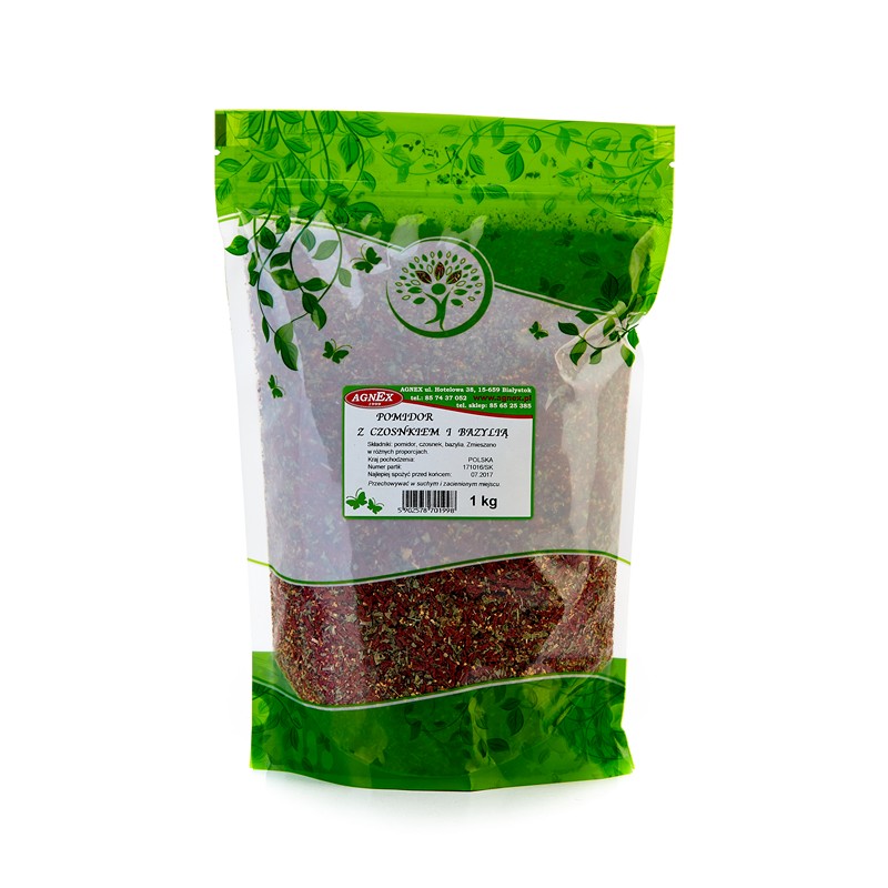 Pomidor z bazylią i czosnkiem 1 kg