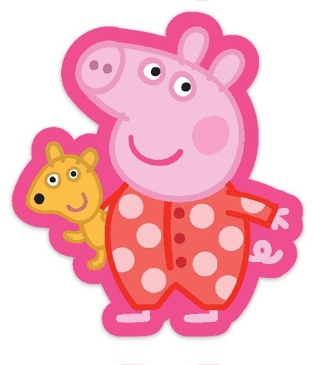 Poduszka licencyjna kształtka Peppa Pig wz. PP221431
