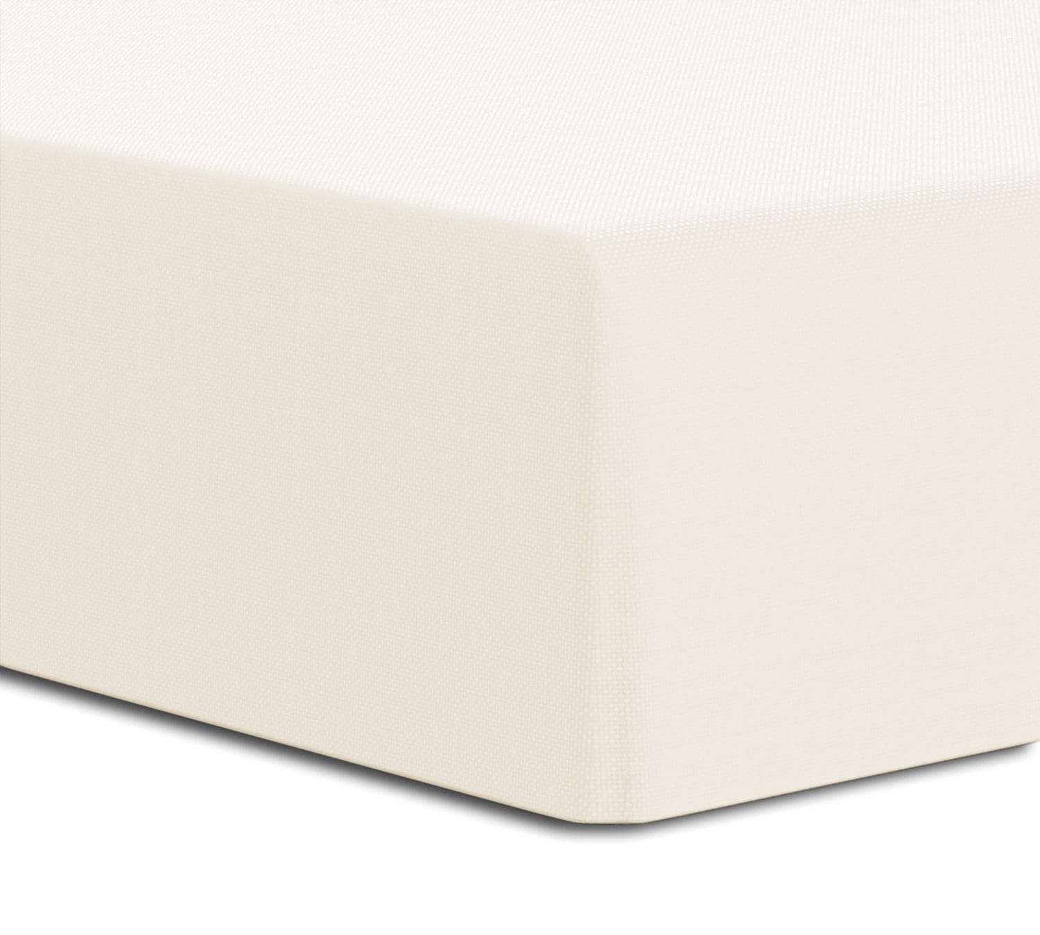 Prześcieradło z gumką 160x200 GRUBY JERSEY kolor jasny krem wysokie 25cm