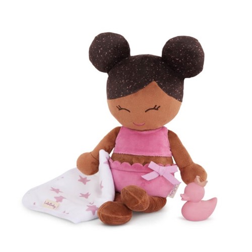 LullaBaby lalka przytulanka DO KĄPIELI brunet