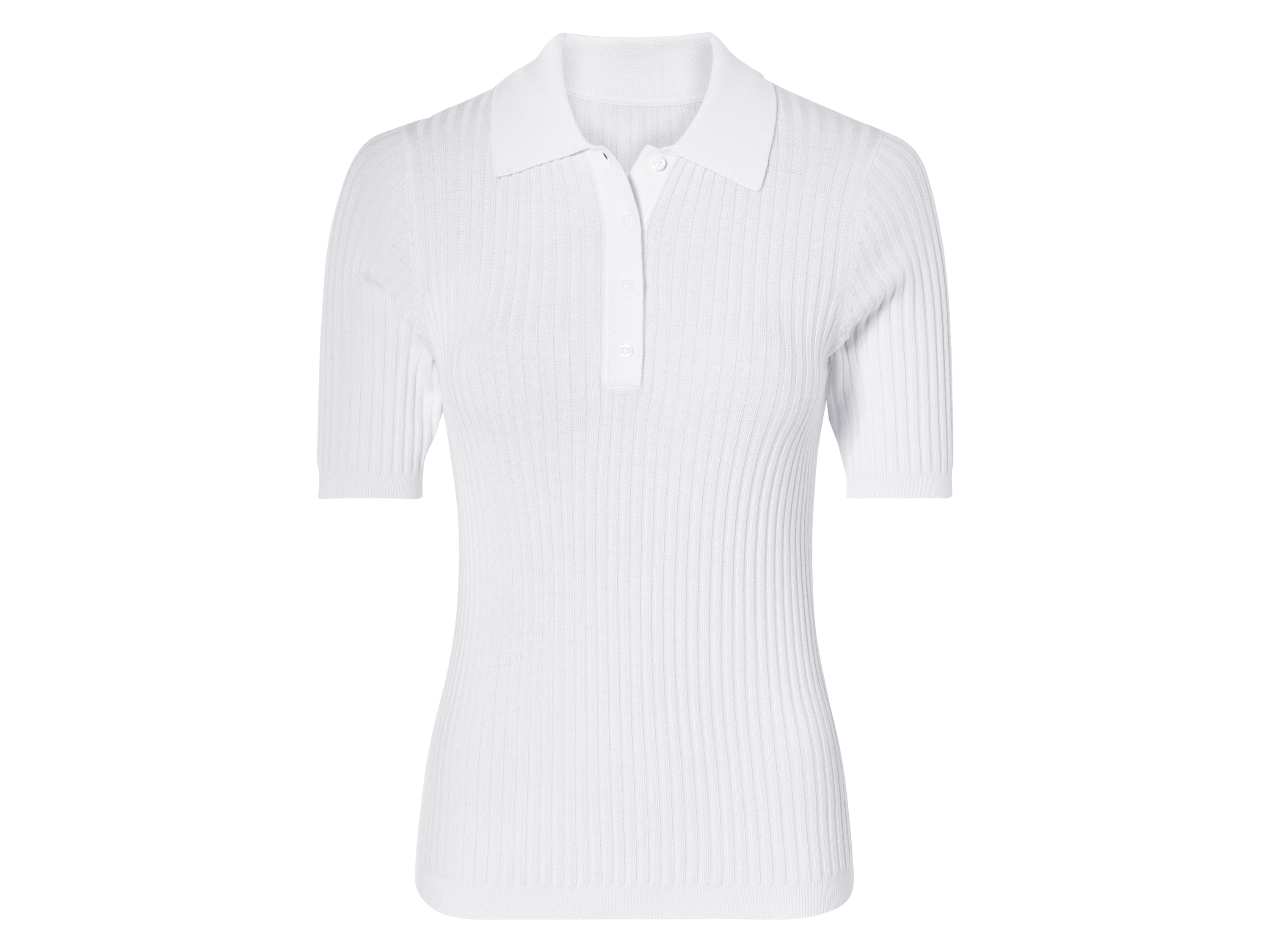esmara Koszulka polo damska Biały, Xl48/50