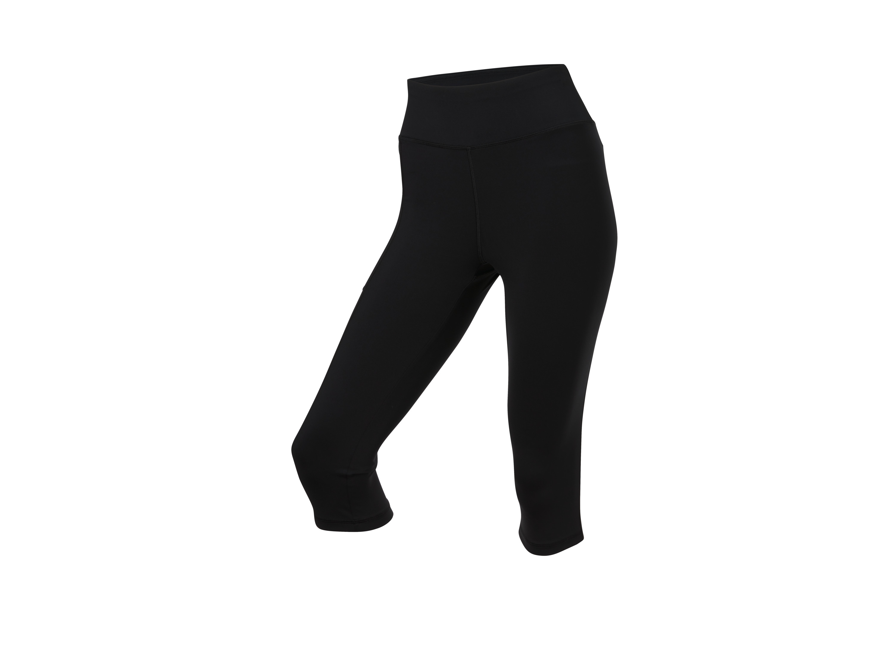 Crivit Legginsy funkcyjne 3/4 damskie Czarny, S36/38