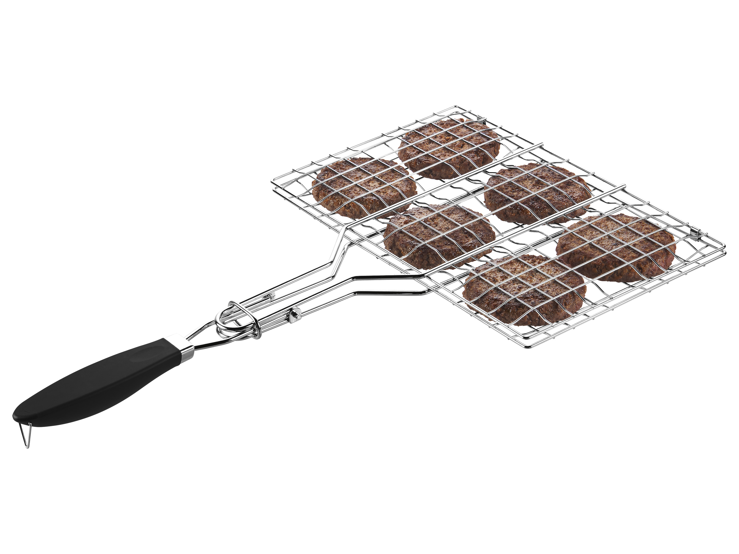 Grillmeister Ruszt do grilla ze stali szlachetnej Ruszt do grilla do hamburgerów