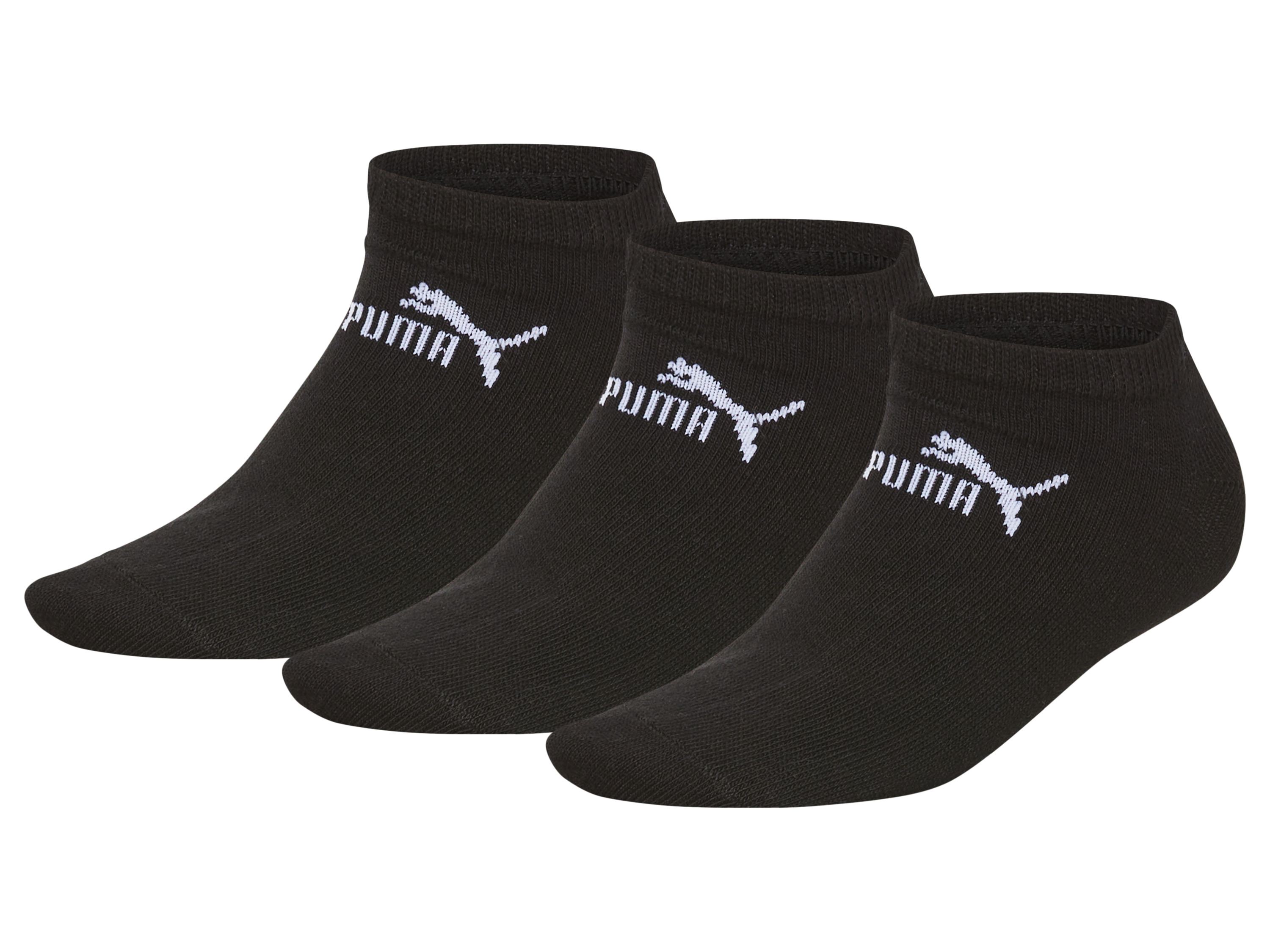 Puma Skarpetki do sneakersów, 3 pary Czarny, 43-46
