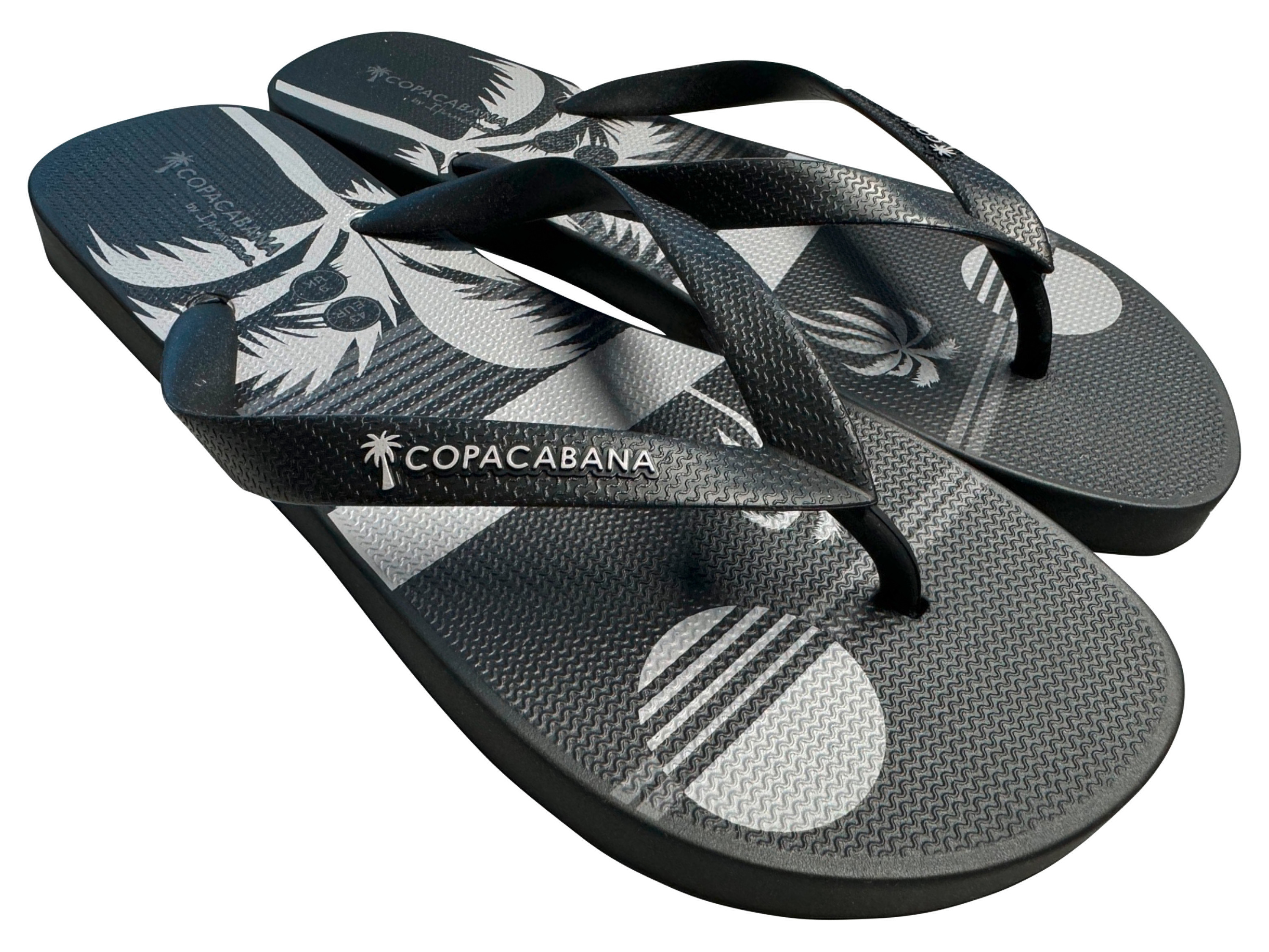 Copacabana by Ipanema Klapki japonki Palmy/ szary/ męskie, 45/46