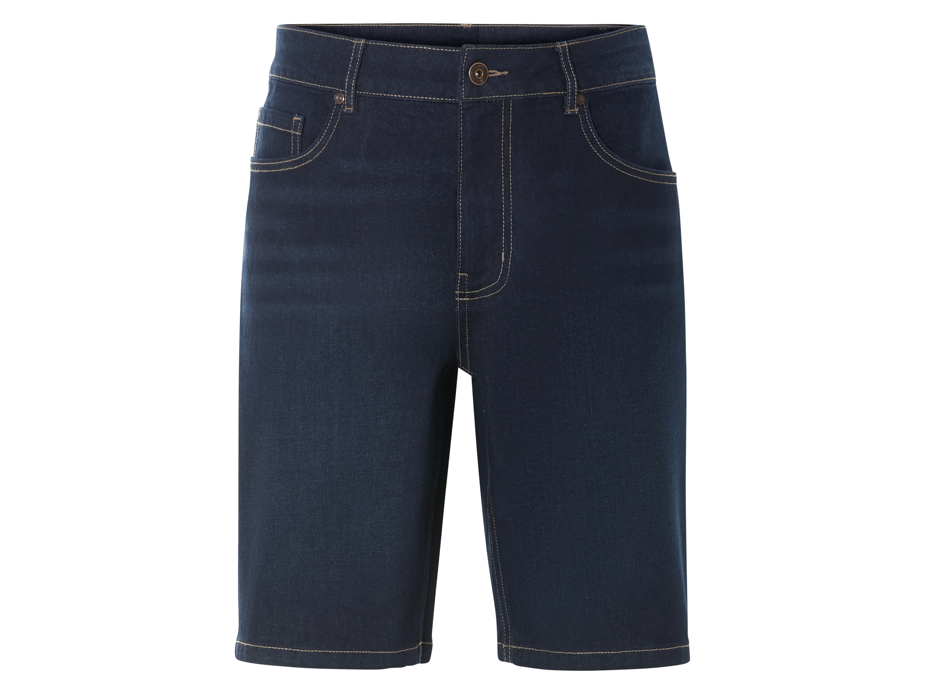 Livergy Bermudy jeansowe męskie Ciemnoniebieski, 46