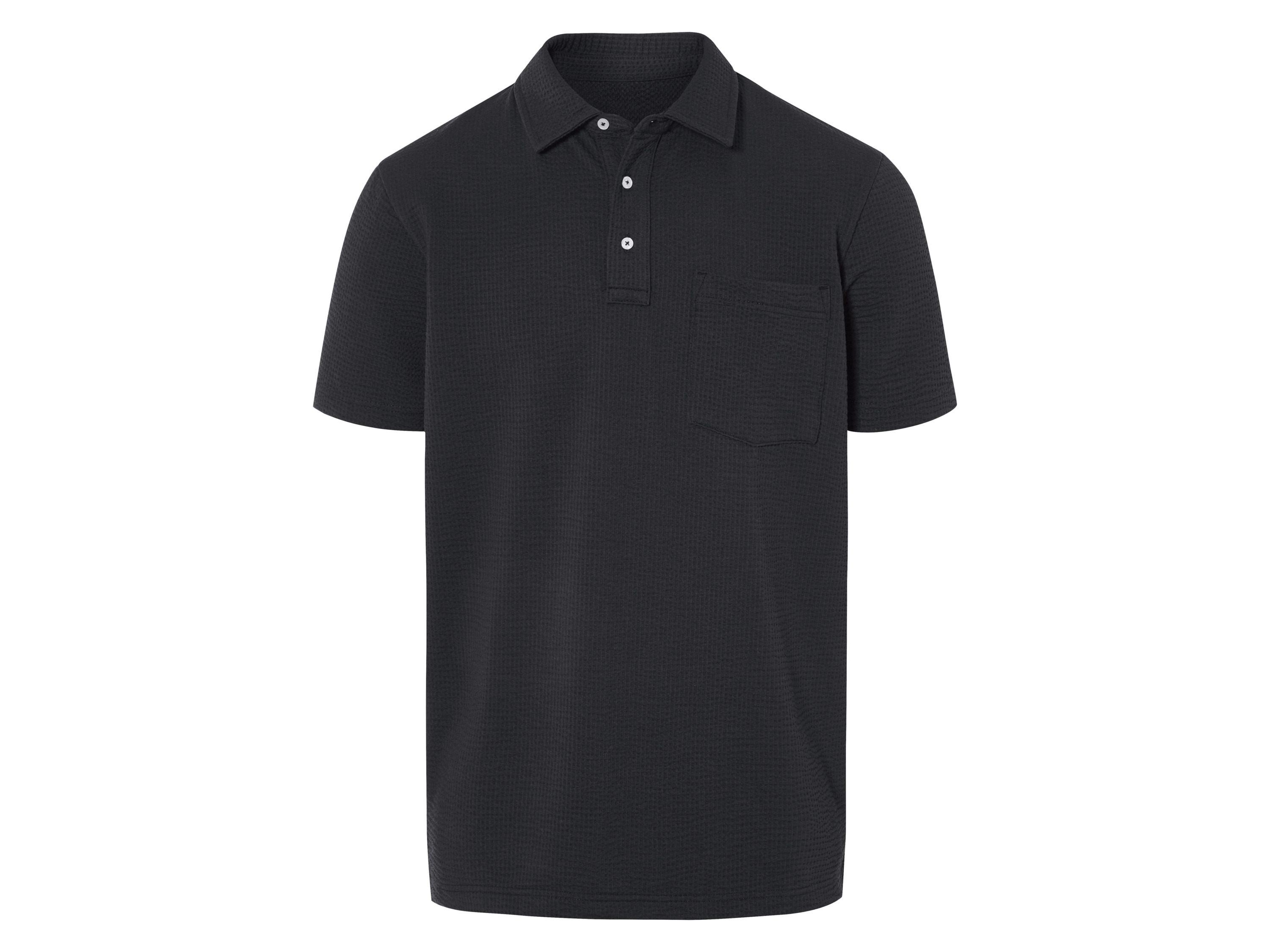 Livergy T-shirt polo męski Czarny, M48/50