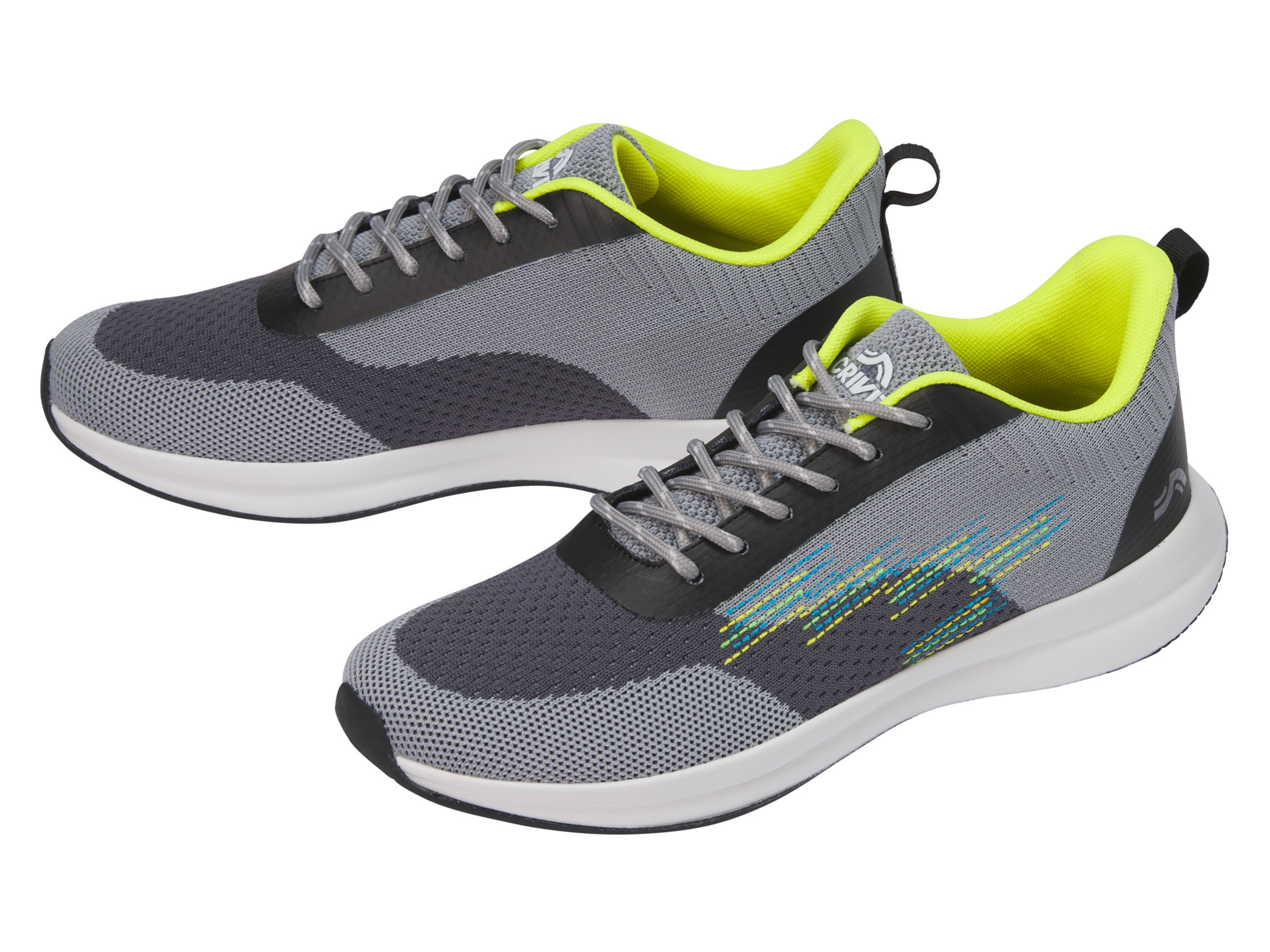Crivit Buty sportowe męskie z pianką memory Szary, 45
