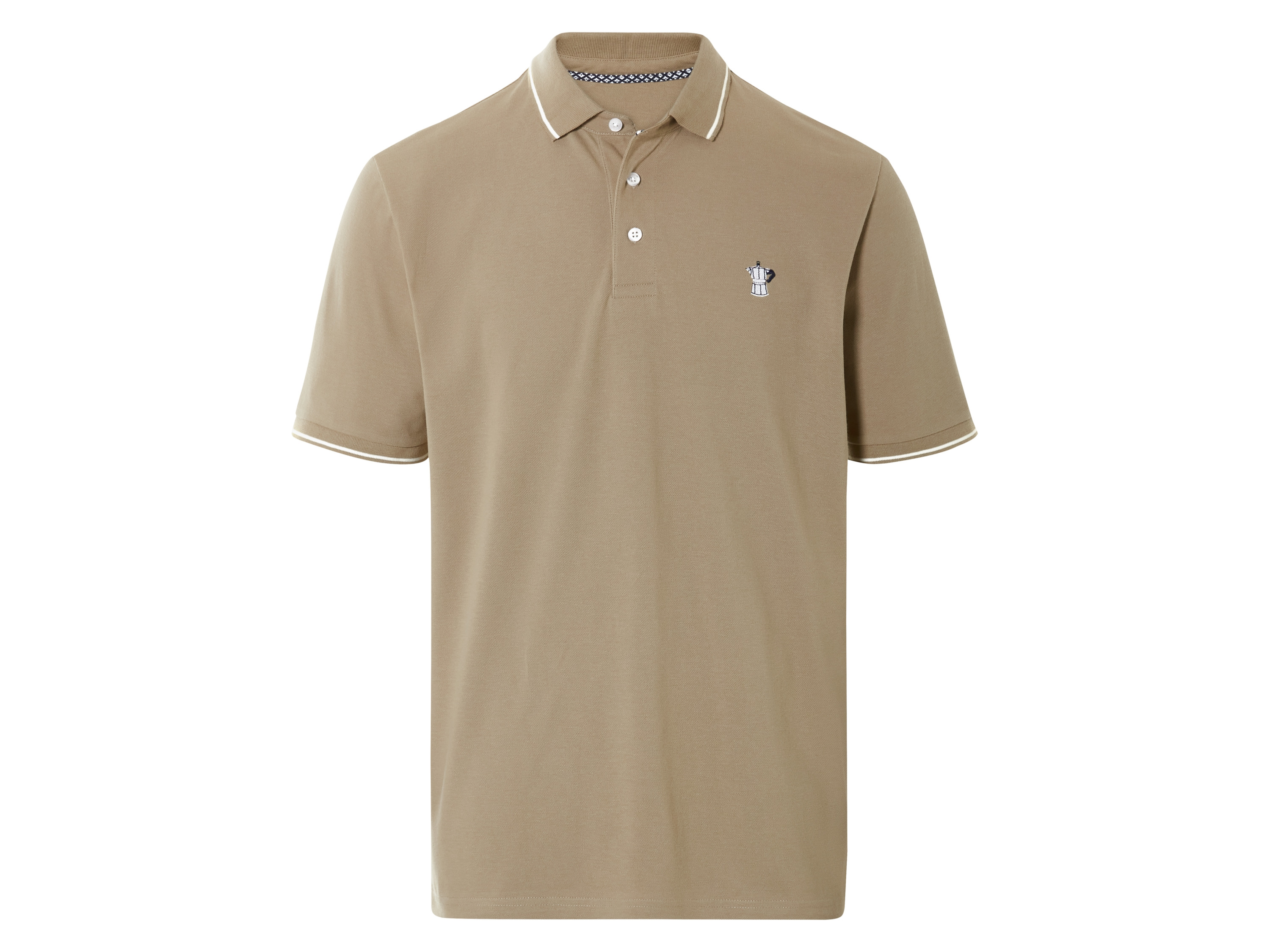 Livergy Koszulka polo męska z bawełny Beżowy, M 48/50