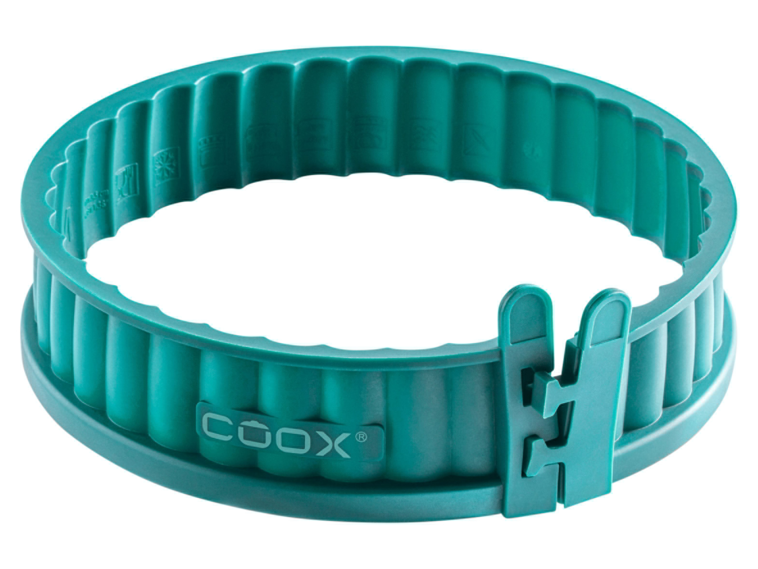 Coox Forma do quiche ze szklanym dnem, Ø 18 cm Zielony