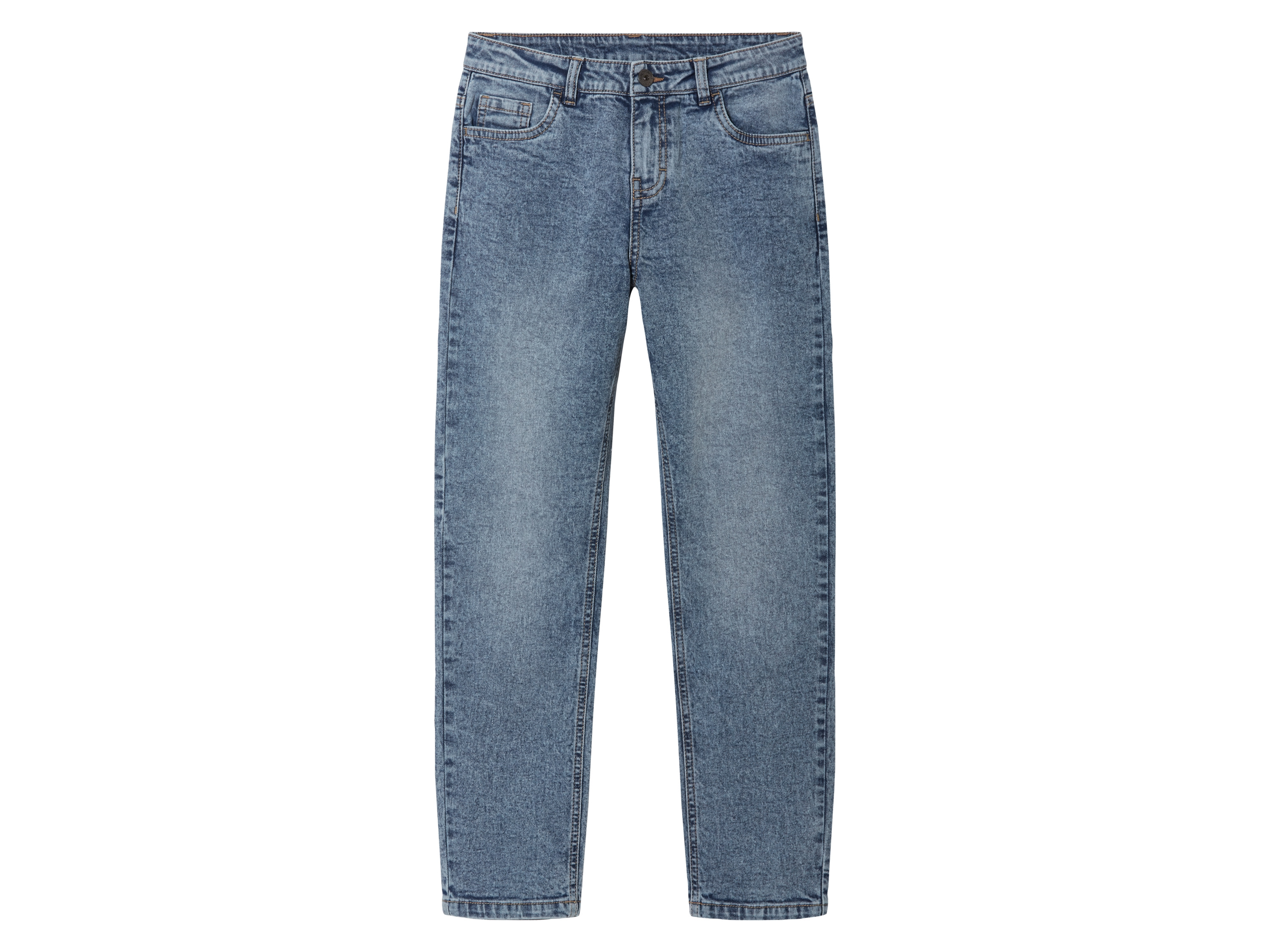 pepperts! Jeansy chłopięce z bawełny, Slim Fit Jasnoniebieski, 158