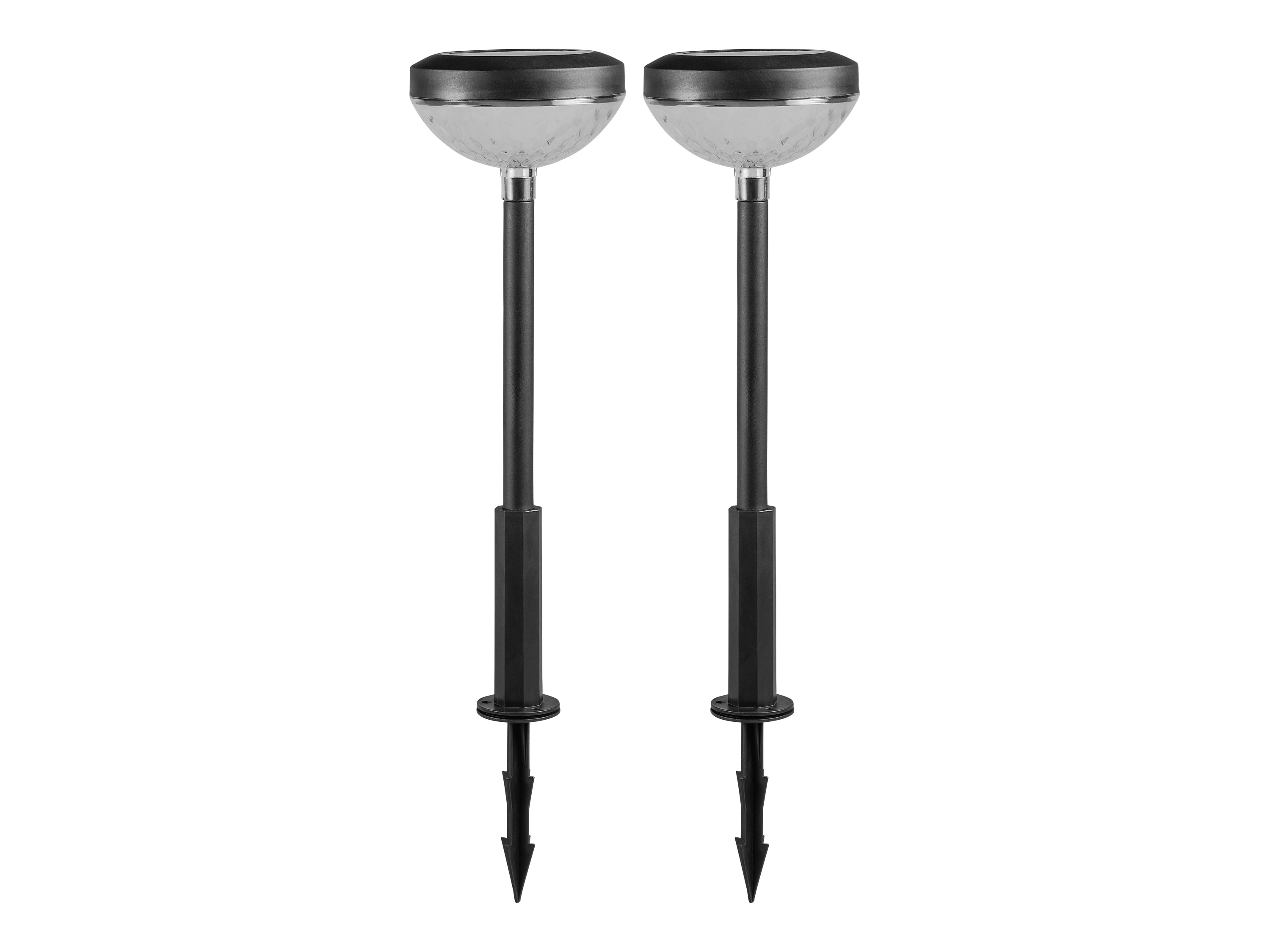 Livarno home Zestaw 2 lamp solarnych LED