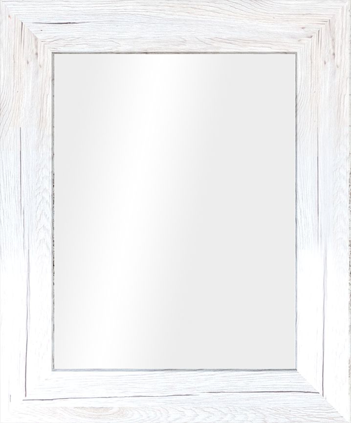 Darmowa Dostawa - Lustro 60x86 cm prostokątne biały-drewno Styler Jyvaskyla LU01215