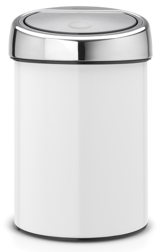 Darmowa Dostawa - Kosz na śmieci 3 l chrom Brabantia Touch Bin 364488