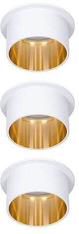 Darmowa Dostawa - Lampa podsufitowa 3x6 W biała-złota Paulmann Gil 93381
