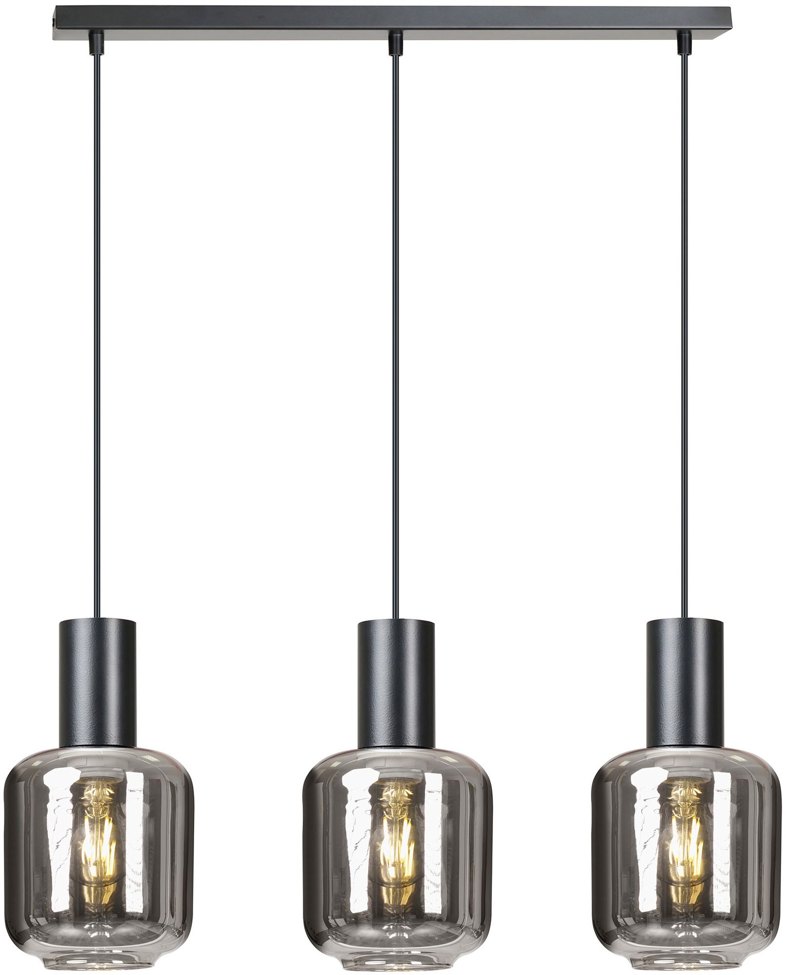 Darmowa Dostawa - Lampa wisząca 3x60 W czarna Emibig Ingvar 10143