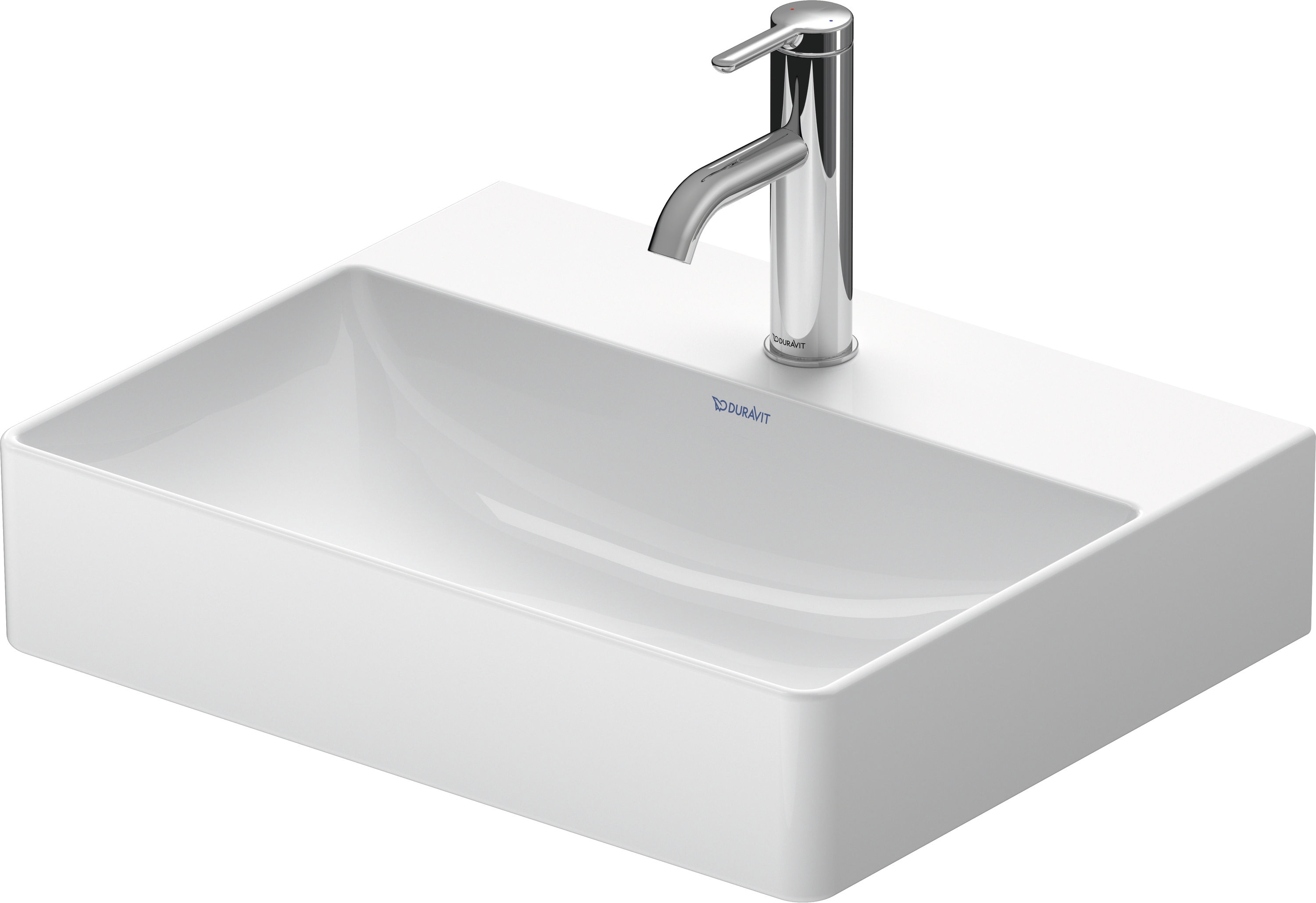 Darmowa Dostawa - Umywalka 50x40 cm prostokątna ścienna biała Duravit DuraSquare 23565000701