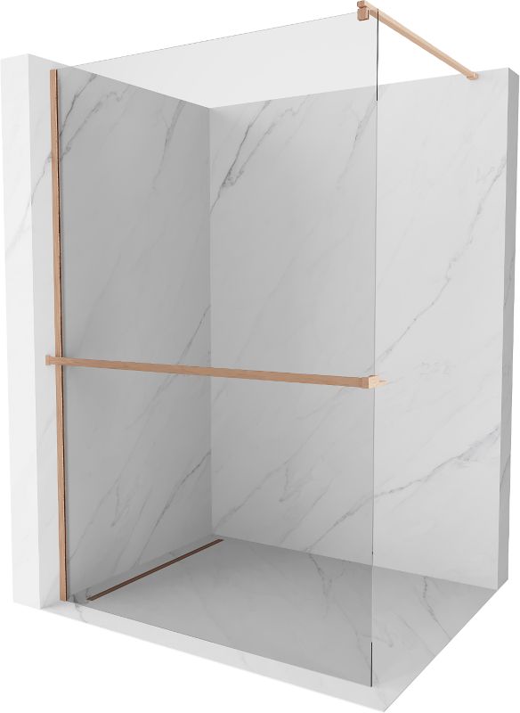 Ścianka prysznicowa Mexen Kioto+ transparent 85x200 cm 800-085-121-65-00 1 szt.