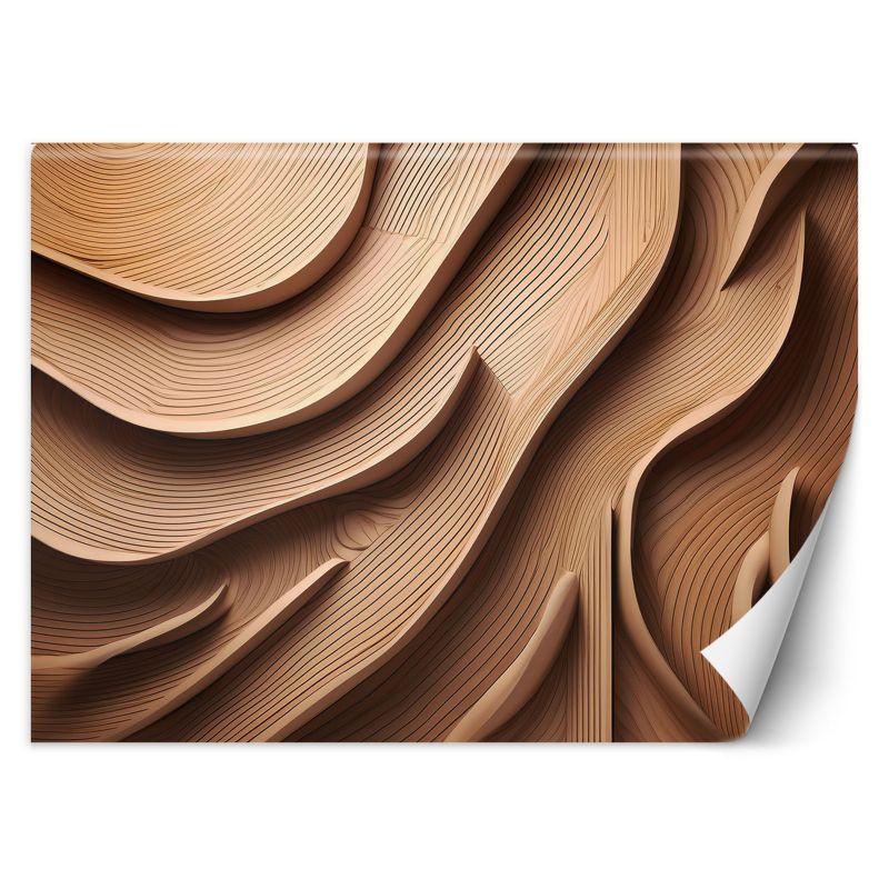 Fototapeta Feeby Drewno abstrakcyjne 3D 350x245 1 szt