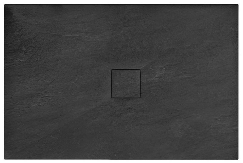 Brodzik Prysznicowy Rea Stone 90X120 Czarny 1 Szt