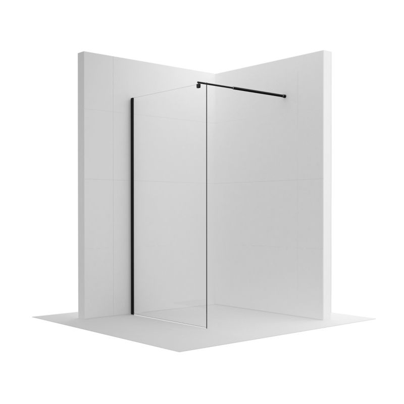 Ścianka prysznicowa SEVANTE MAYON 100x195 Walk-In czarna 1 szt.
