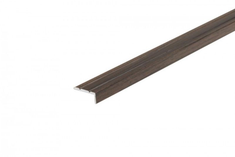 Profil schodowy klejony Cezar Teak 2700x25x10mm aluminium 1 szt.