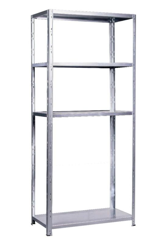Regał metalowy wciskany BR-WW Metalkas 180x80x40 60kg 4 półki ocynk 1 szt.