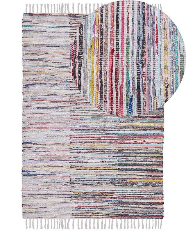 Dywan bawełniany 160 x 230 cm wielokolorowy Mersin 1 szt.
