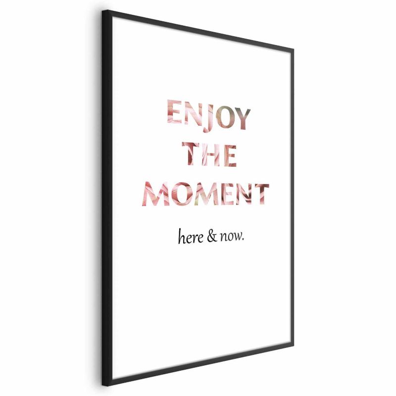 Plakat Artgeist Enjoy the Moment 21x30 cm z ramą czarną 1 szt