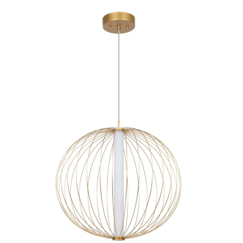 Lampa wisząca Light Prestige Treviso złota LED CCT 1 szt.