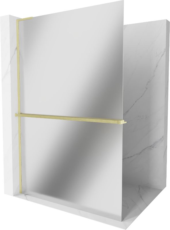 Ścianka prysznicowa Mexen Kioto+ L złota 120x200 cm 800-120-123-55-501 szt.