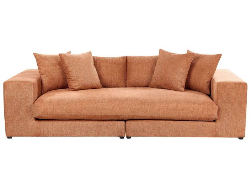 Sofa 3-osobowa pomarańczowa Glorvika 1 szt.