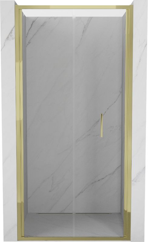 Drzwi prysznicowe składane Mexen Exo złote 75x200 cm 1 szt.