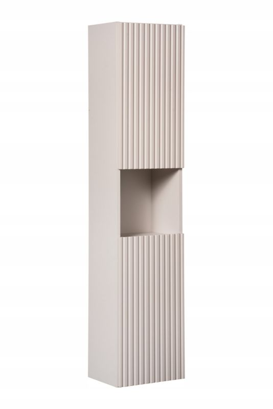 Słupek łazienkowy wysoki ryflowany Nova Kaszmir 140 cm wiszący kaszmirowy Furnidea 1 szt.