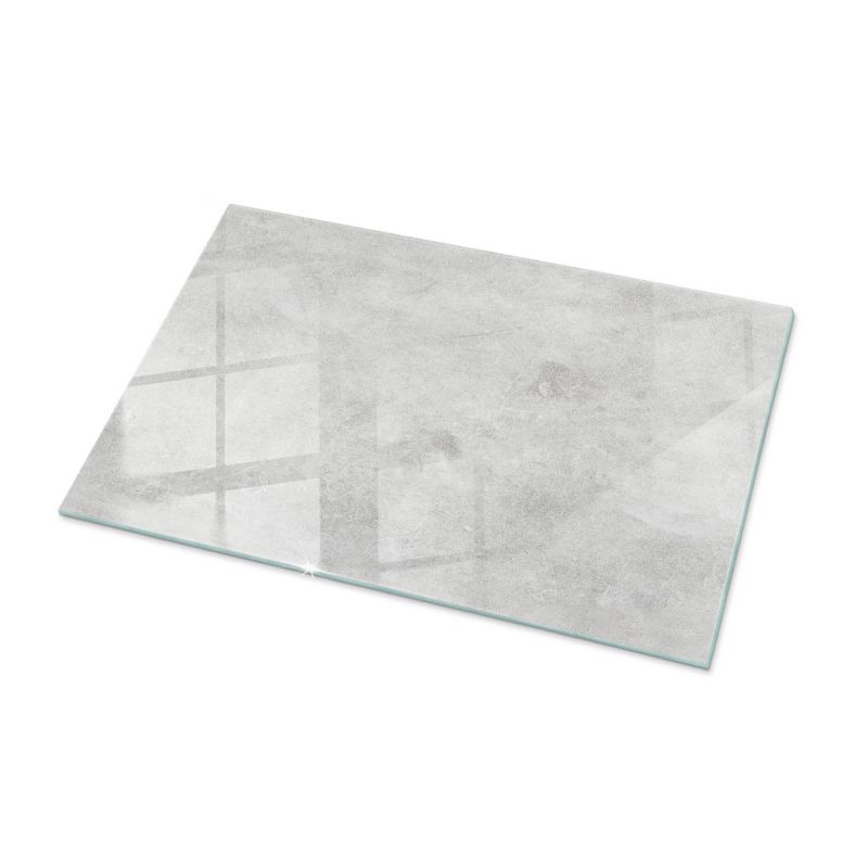 Blat szklany Tulup 100x70 cm Tekstura betonowa z rysami 1 szt.